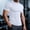 White, variant on Men's Compression Shirts Short Sleeve Athletic Workout T-Shirt Running Tops Cool Dry Active Gym Undershirt