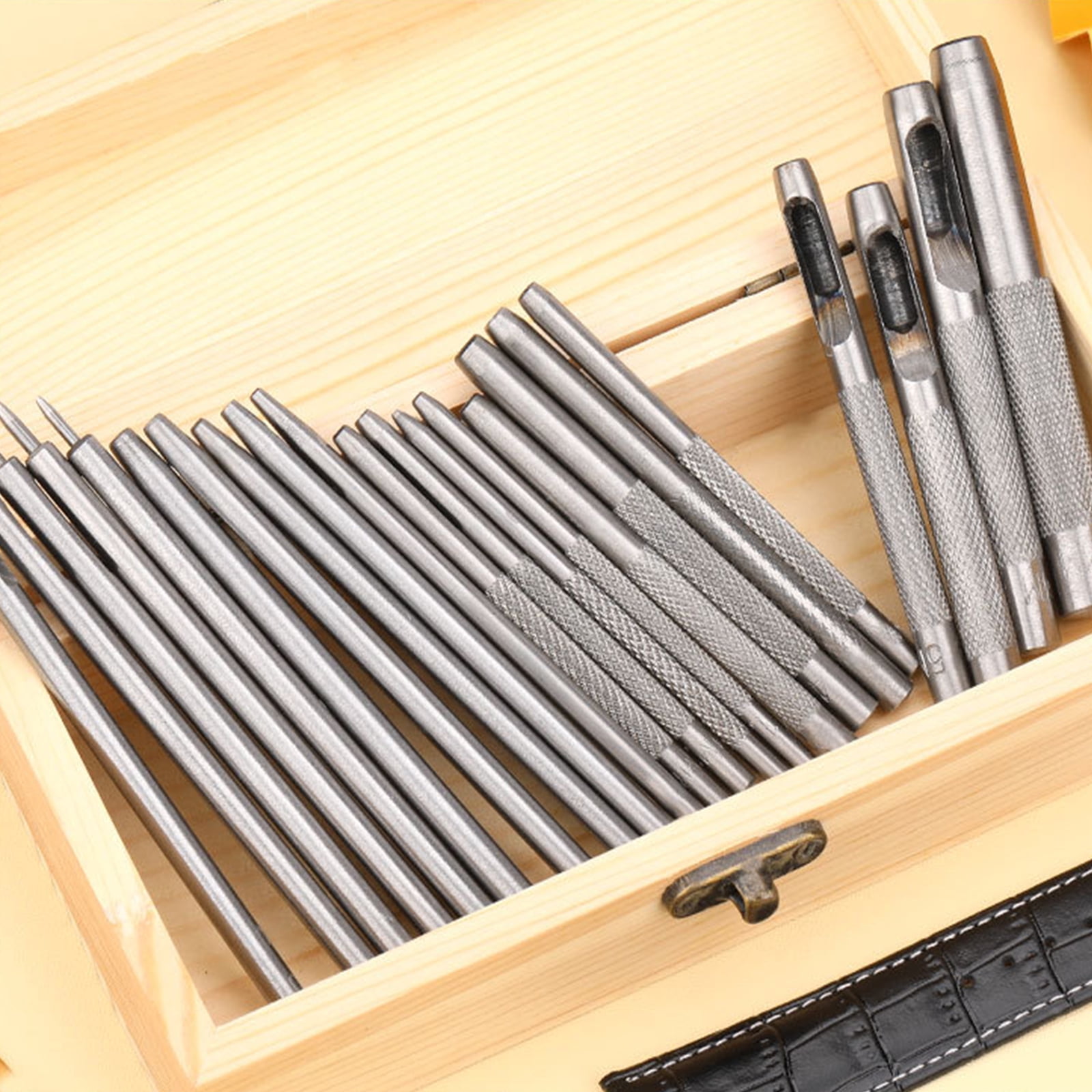 Hole Puncher Set 1-13mm Round Hole Puncher Cutter Leather Puncher Tool Practical Hollow Hole Puncher Cutter Tool