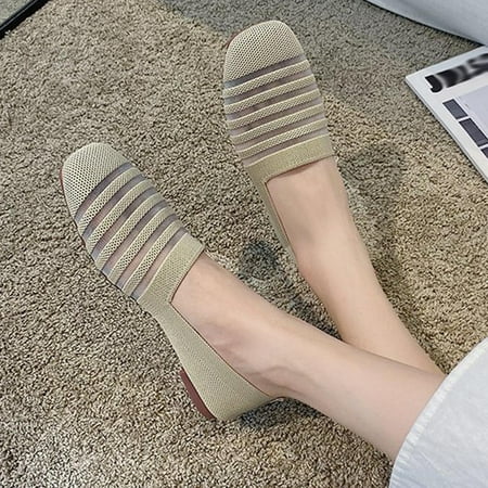 

AXXD Mom Flats Shoes Running Casual Christmas Breathable Winter Womans Shoes Shoes For Rollback