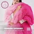 thumbnail image 2 of PMONPA Heated Blanket for Adult, Soft Faux Fur & Sherpa Electric Blanket, Fast-Heating with 10 Heating Levels & 5 Options Auto off, 51"x 61", Rose Red, 2 of 8