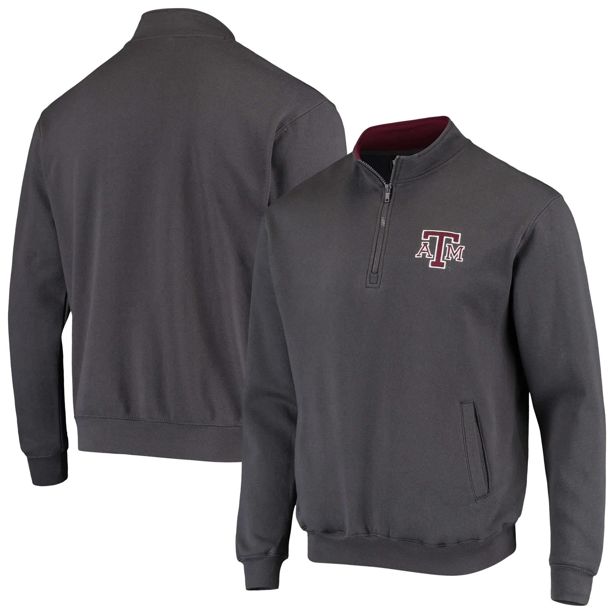 Texas A&M Aggies Colosseum Tortugas Logo Quarter-Zip Jacket - Charcoal ...