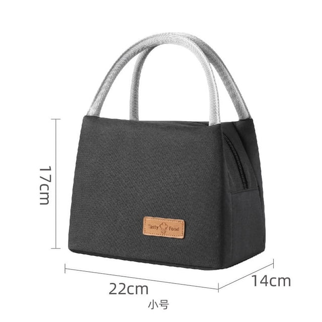 Bolsa de aislamiento para almuerzo, bolsa de almuerzo portátil de mano, bolsa de almuerzo de trabajo de gran capacidad, bolsa de almuerzo portátil gruesa de aluminio
