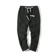 thumbnail image 2 of Dagugfen Plus Size Sweatpants for Men Drawstring Elastic Waist Comfy Running Athletic Cropped Pants, 2 of 9