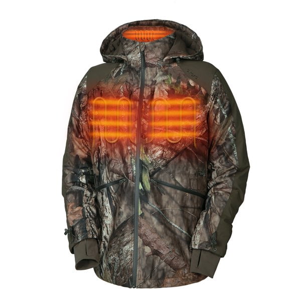 ORORO Men's Hunting Heated Jacket with Battery Pack (Camouflage,3XL
