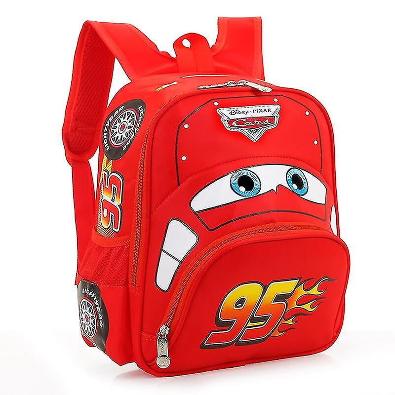 Disney Cars Story Mcqueen Cartoon Animation Theme Children Backpack-red |  Walmart Canada