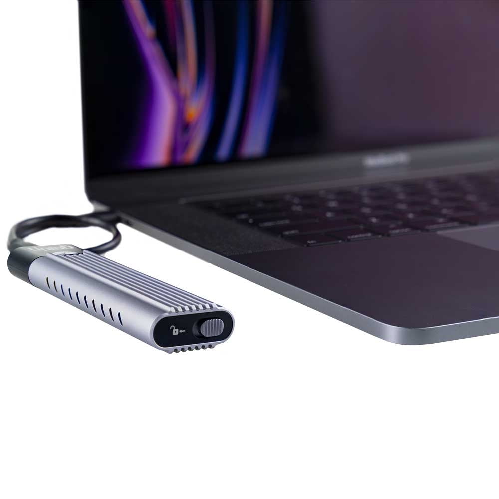 USB-C 3.2 Gen 2 to M.2 PCI Express (PCIe) NVMe SSD Enclosure
