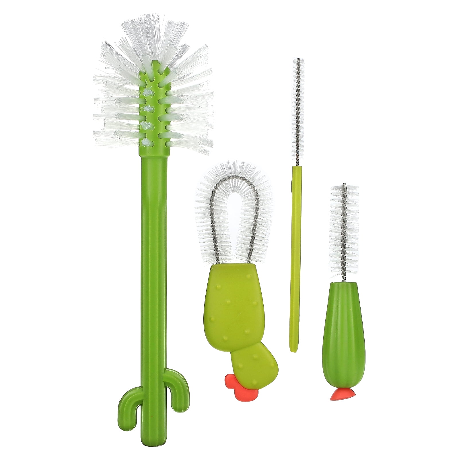 Boon Cacti Bottle Cleaning Brush Set - Green : Target
