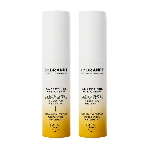 Crema para ojos Dr. Brandt Bright This Way 24/7 Retinol 15 ml x2