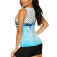 thumbnail image 3 of Disketp Crystal Clear Water Splash Print Women's Workout Tank Top Sleeveless Gym Shirt Quick Dry Fitness Bodybuilding Sleeveless T Shirt-Medium, 3 of 7