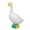 Mini Goose - 7" (18cm), variant on ValHome Mini Desktop Goose Statue - 7" Cute White Goose Garden Statues Figurine Desk Decor - Small Geese Resin Ornament for Office Desk Shelf Home Spring Decoration Housewarming Gifts