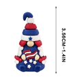 thumbnail image 5 of Virelaxpo Mini Patriotic Gnome Figurines 3pc Red White Blue USA Theme Tabletop Decor for Tiered Tray Shelf 4th July Memorial Day, 5 of 9