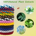 thumbnail image 3 of Fiudx Pulsera Repelente de Mosquitos, Paquete de 12, Diseño Reutilizable, Longitud Ajustable, Ingredientes Naturales de Citronela y Menta, Ideal para Deportes Al Aire Libre, Viajes, Adultos, Tamaño A, 3 of 6
