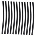 thumbnail image 4 of KALLORY Hot Glue Sticks 12Pcs Black Clear 25X0.4in for Designers and General Users, 4 of 8