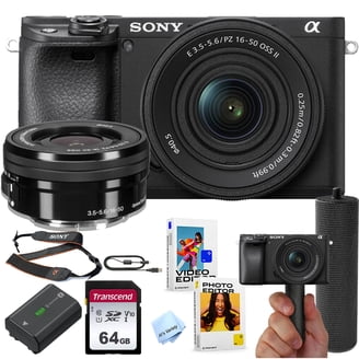 Sony Alpha a6400 Compact Mirrorless Camera with 16-50mm Lens, 2