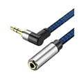 thumbnail image 1 of wonima44 3.5mm Male to Female Extension Stereo Audio Extension Cable 3FT, Cotton-Braided Audio Extension Cable, Stereo Jack Cord for Phones, Headphones, Speakers, Tablets, PCs and More, 1 of 1