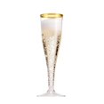 thumbnail image 5 of 50 Pack Gold Rimmed Plastic Champagne Flutes 5 Oz Clear Plastic Toasting Glasses Fancy Disposable Wedding Party Cocktail Cups, 5 of 5