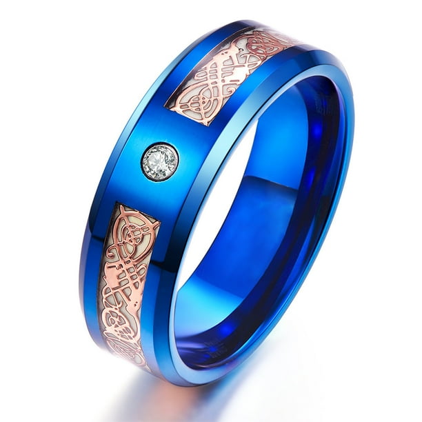 Guardurnaity Anillo de Metal portátil elegante de moda Unisex electrochapado luminoso anticorrosivo anillos antioxidantes regalo de cumpleaños Ropa, zapatos y accesorios Miscelánea talla 8 Guardurnaity AP015170-03