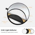 thumbnail image 2 of Reflector de luz K&F Concept 5 en 1 de 80 cm para estudio y exteriores, 2 of 8