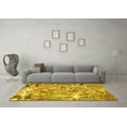 thumbnail image 3 of Ahgly Company Indoor Square Animal Yellow Traditional Area Rugs, 8' Square, 3 of 4