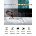 thumbnail image 5 of Teal Sunshine Sunflower Blackout Curtains 72 Inches Long for Bedroom, Pastoral Bees Farmhouse Floral Thermal Insulated Room Darkening Black Out Window Curtain Panels Grommet Drapes for Living Room, 5 of 8