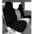 thumbnail image 2 of CalTrend Front Highback Buckets Tweed Seat Covers for 2008-2015 Smart Fortwo - MB109-01TA Black Insert and Trim, 2 of 2