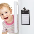 thumbnail image 6 of 1 Pcs Magnetic Lined Notepads for Refrigerator,Magnetic Notepads,Grocery List Pad for Fridge,Magnetic List Pad,Full Magnet Back Shopping Lists,Grocery List Notepad, List, To-Do Memos,Z_Black, 6 of 7