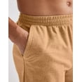 thumbnail image 4 of Hanes Shorts Mens French Terry Sweat Elastic Waist Tri-Blend Pockets 9 in Inseam, 4 of 6