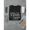 thumbnail image 3 of Smartprints Mens Graphic Tee - St Patricks Day Clovers - Regular Fit 100% Cotton, 3 of 4