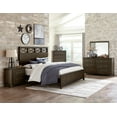 thumbnail image 5 of Contemporary Style Bedroom 1pc Nightstand of 2 Drawers Dark Brown Finish Wooden Furniture Modern Look, 5 of 6