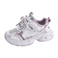 thumbnail image 2 of Kids Sneakers, Kids Sneakers for Boys Girls Running Tennis Shoes Non-Slip Mesh Sports Shoes Tennis Walking Casual Fashion Lightweight Breathable Athletic Little Big Kid, Purple US-12C/EU-28, 2 of 8