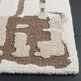thumbnail image 4 of SAFAVIEH Ebony Jaimie Geometric Area Rug, Ivory/Brown, 6' x 6' Square, 4 of 11