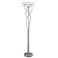 thumbnail image 2 of Lite Source Majesty Torchiere Lamp in Satin Steel/Cloud Color, 2 of 3