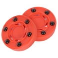 thumbnail image 2 of KAKOWELY 2 Pcs Rondelle de Hockey à Roulettes Jeu Rondelle d'Entraînement Balle de Hockey de Rue pour Pratique,2.95"X2.95"X0.98 Pouces, 2 of 4