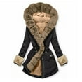 thumbnail image 1 of LOVZFMLL Vestes pour Femmes Automne et Hiver Veste Unie Manches Longues Cardigan à Capuche avec Poches, 1 of 3