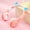 Pink, variant on Cat's Ears (Steamed Cat-ear Shaped Bread) Headset Gradient LED Light Cat's Ear Retractable Cute Gift Wireless Headset. Valentines'Gift, Gift for Him.