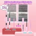 thumbnail image 2 of Kit de extensión de pestañas DAODER Wispy Lash 640 Cluster Lashes, 2 of 7
