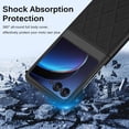 thumbnail image 7 of for Motorola Razr Plus 2023 Case Cover, Rhombus Diamond Pattern Phone Case for Women Girl Luxury Protective Case for Motorola Razr Plus 2023, Moto Razr+, Black, 7 of 7