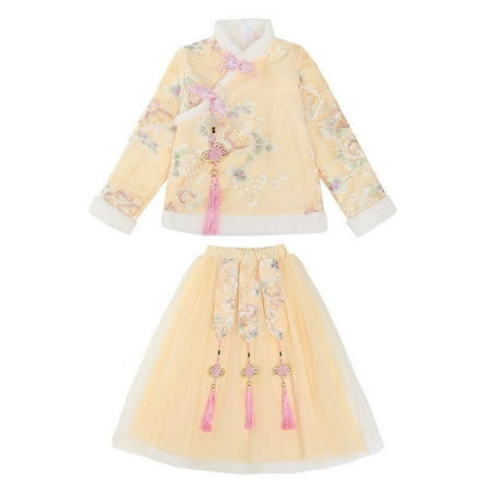 

dmqupv Toddler Dress Shoes Girls Toddler Cotton Girl Summer Short Sleeve Dress Rainbow Pony Cartoon for Girls 3-7 Years Yellow 2-3 Years