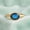 Rose Plated, variant on Oval Cut Blue Labradorite Gemstone Bezel Band Ring 925 Sterling Silver Yellow Gold Plated Proposal Ring Elegant Handmade Jewelry Wedding Gift for Her