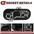 thumbnail image 4 of 1 Conector de Zócalo de Luz Trasera Izquierda para Nissan Qashqai 2008-2015 No. 26556JE20A/26551JE20A, 4 of 7