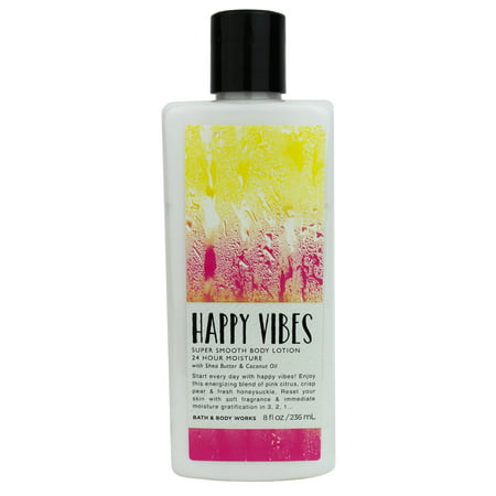 Bath and Body Works Happy Vibes Super Smooth Body Lotion 8 oz Shea Butter & Coconut