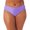Purple, variant on California Waves Womens Plus Metallic Nylon Swim Bottom Separates