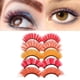 thumbnail image 3 of 5 pares de pestañas , exterior exterior exterior natural, hechas gruesas, suaves y cómodas, pestañas coloridas para maquilje de ojos dramático de , Macarena Pestañas postizas, 3 of 7
