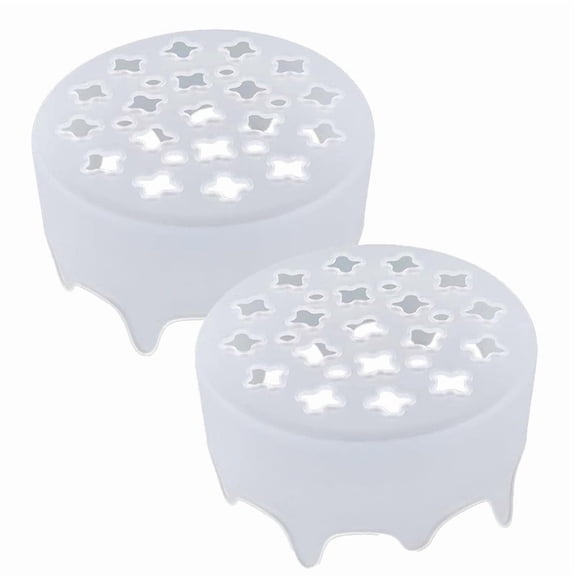 Silicone Blossom Grid Flower Arranger Flexible Floral Stem Holder for Vases Waterproof and Reusable Flower Grid for Easy DIY Arrangements 2 Pcs