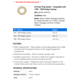 thumbnail image 2 of Oil Drain Plug Gasket - Compatible with 1988 - 2000 Dodge Caravan 1989 1990 1991 1992 1993 1994 1995 1996 1997 1998 1999, 2 of 2