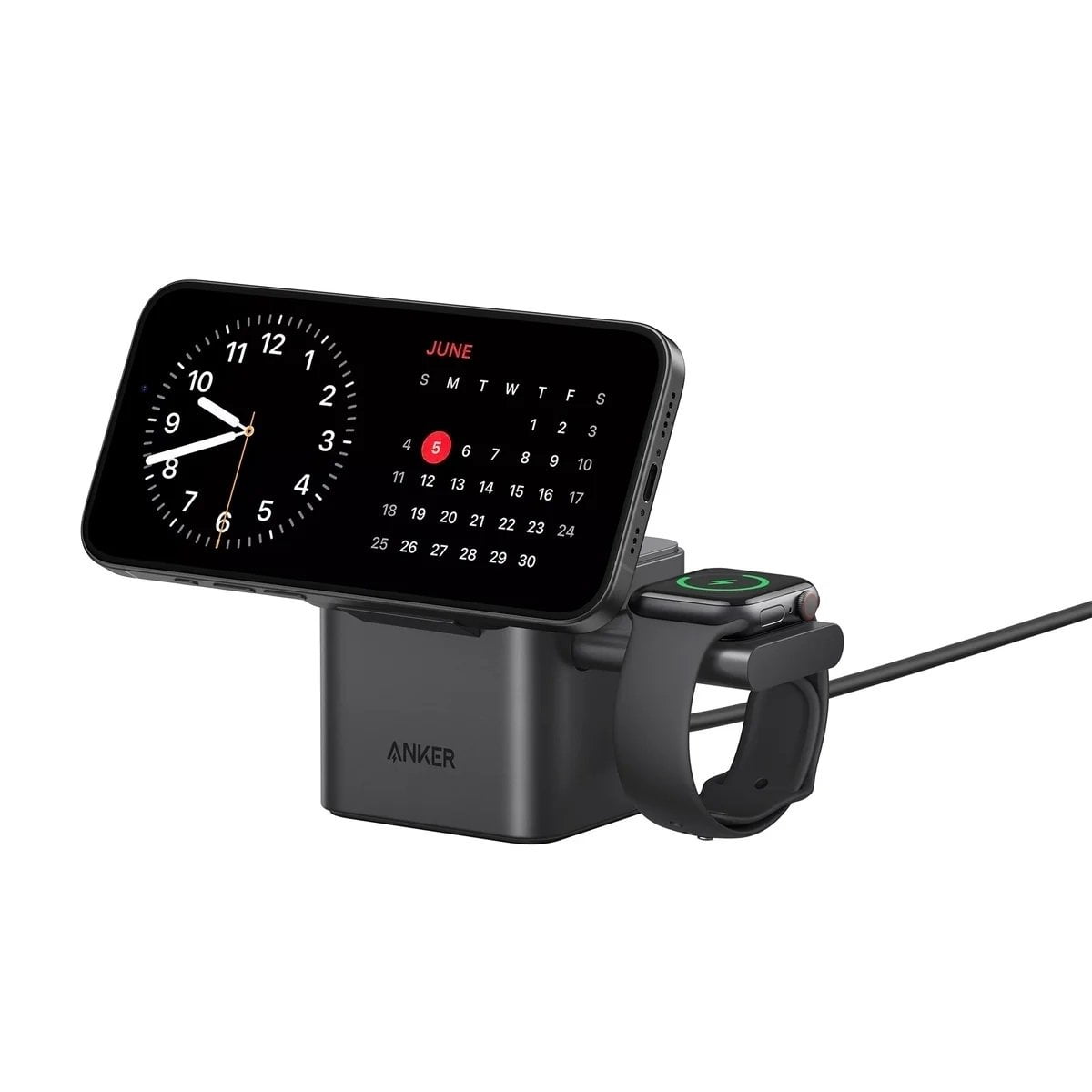 Anker MagGo 3-in-1 Charging Station, Magnetic Qi2 Charger