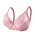 thumbnail image 3 of Bralettes de encaje Posición alta del corazón Sujetador push up Ropa interior cómoda y transpirable para mujer 38/85F Cameo Brown, 3 of 6
