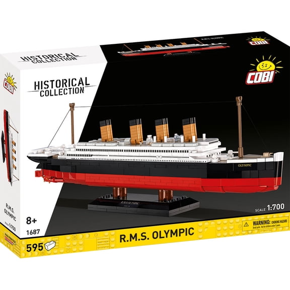 COBI Historical Collection Great War R.M.S. OLYMPIC /1911 Building Set, 595 Pieces