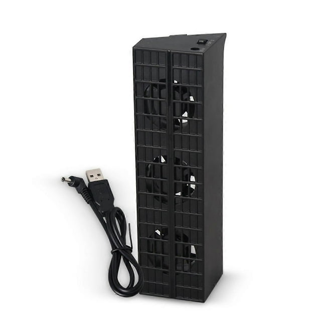 Cooling Fans USB External Host Cooler Temperature Controlled Fan for Slim Gaming Console