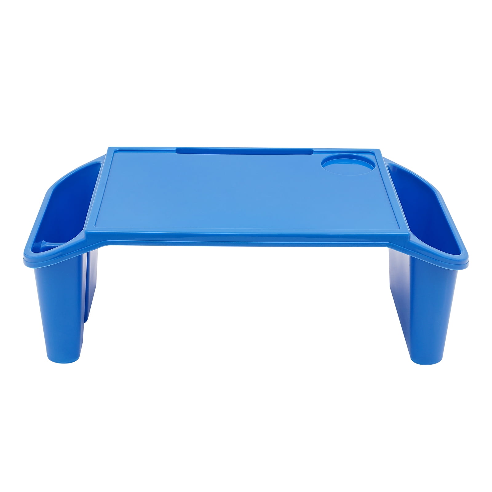 19.69*9.84*7.1in Rectangle Kids Lap Desk Tray Multicolour PP Plastic Breakfast Laptop Trays with Side Pockets